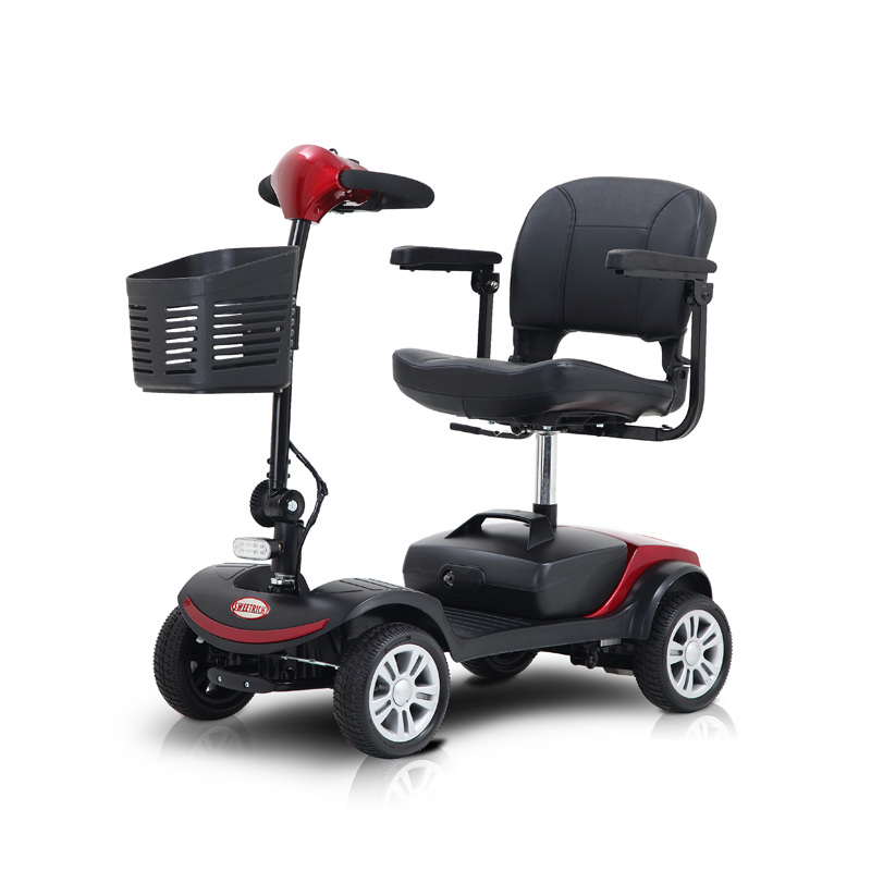 S1 Sport Easy Travel 4 ruote Ultra leggero scooter elettrico pieghevole per anziani